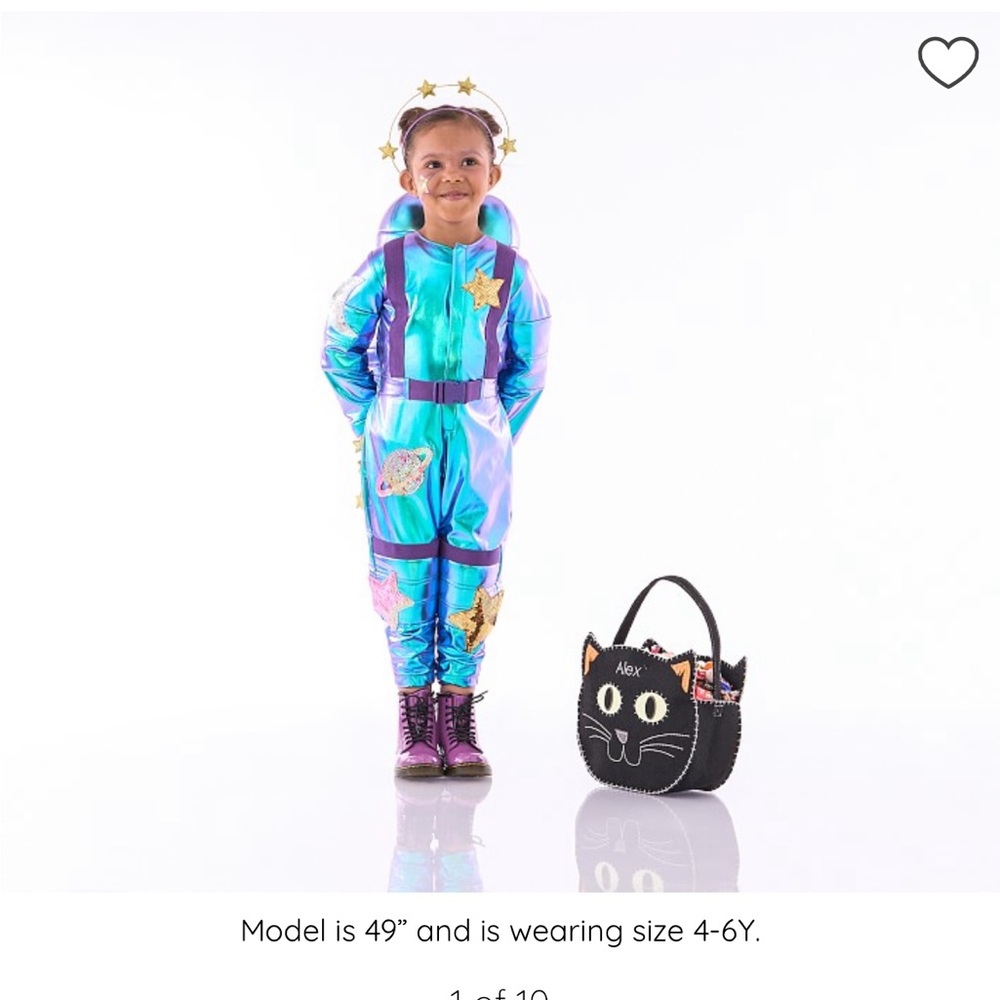 Kids Light-Up Cosmic Sparkle Astronaut Costume